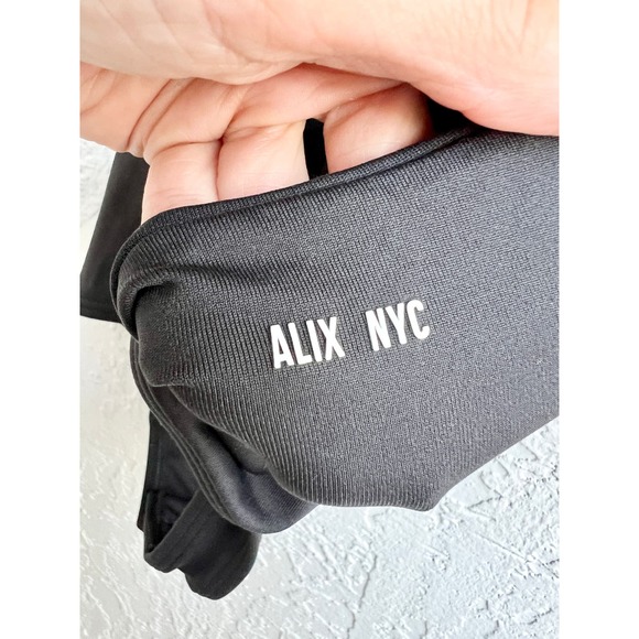 Alix NYC Sleeveless Open Back Halterneck Penn Bodysuit Black Women's Size XS - Picture 7 of 7